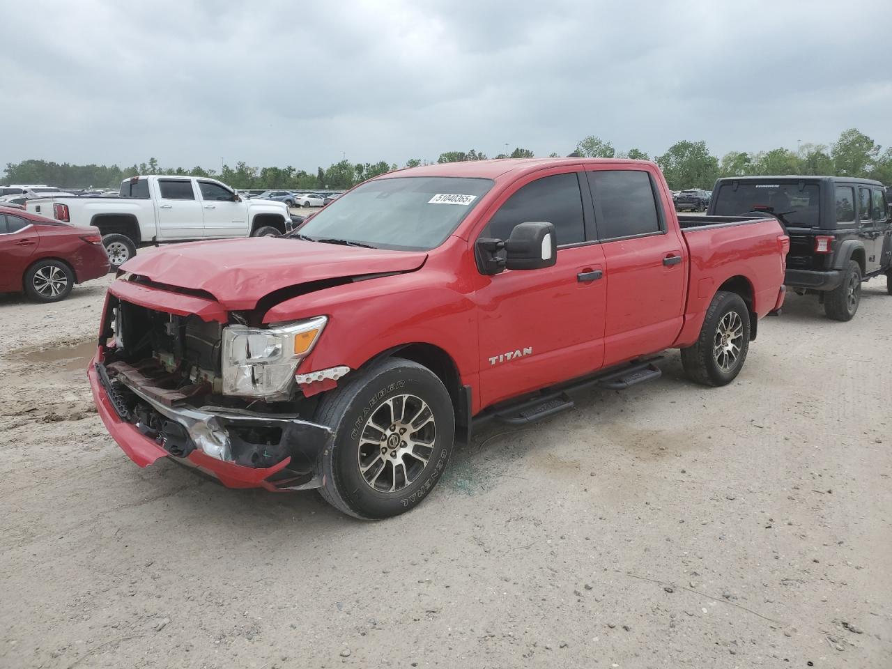 2022 NISSAN TITAN SV VIN:1N6AA1EF1NN101656