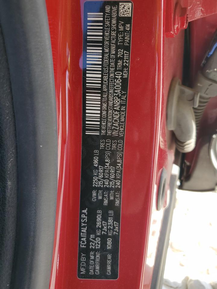 2023 DODGE HORNET GT VIN:ZACNDFAN8P3A00640