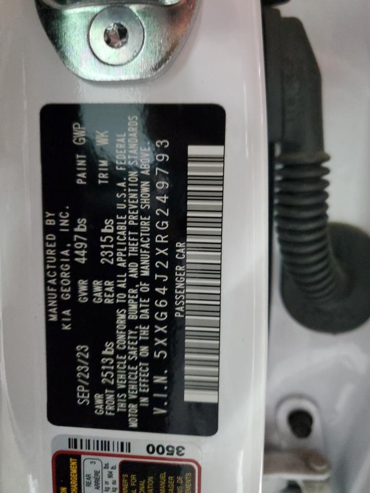 2024 KIA K5 GT LINE VIN:5XXG64J2XRG249793