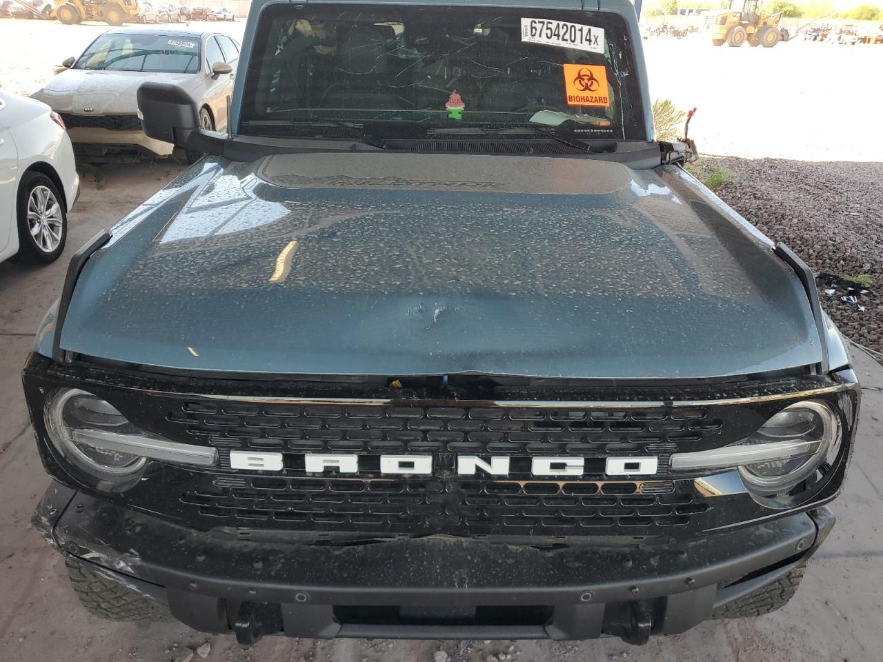 2022 FORD BRONCO BASE VIN:1FMEE5DP8NLB82303