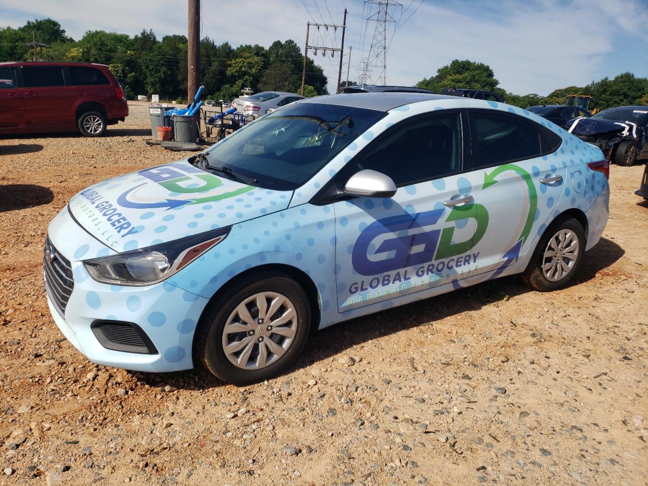 2022 HYUNDAI ACCENT SE VIN:3KPC24A68NE159168