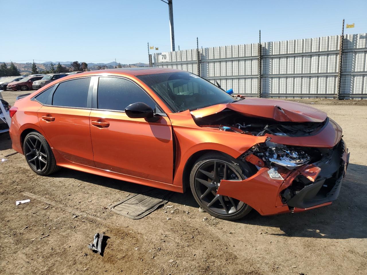 2022 HONDA CIVIC SI VIN:2HGFE1E57NH470052