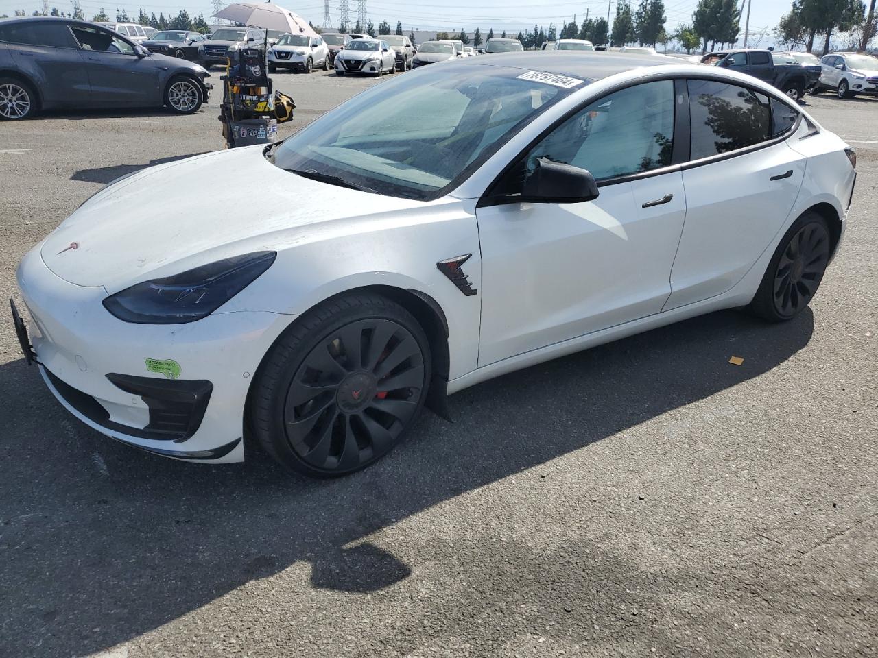 2022 TESLA MODEL 3  VIN:5YJ3E1EC9NF160152