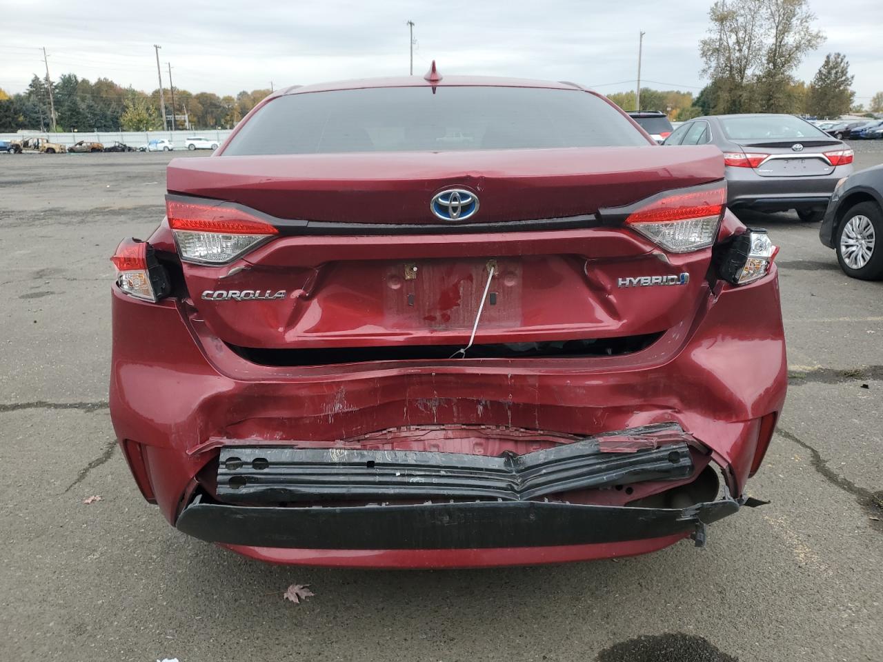 2022 TOYOTA COROLLA LE VIN:JTDEAMDE3NJ049873