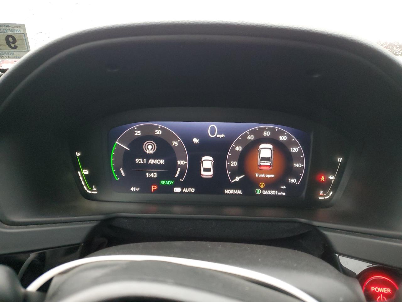 2023 HONDA ACCORD HYBRID SPORT-L VIN:1HGCY2F77PA063219