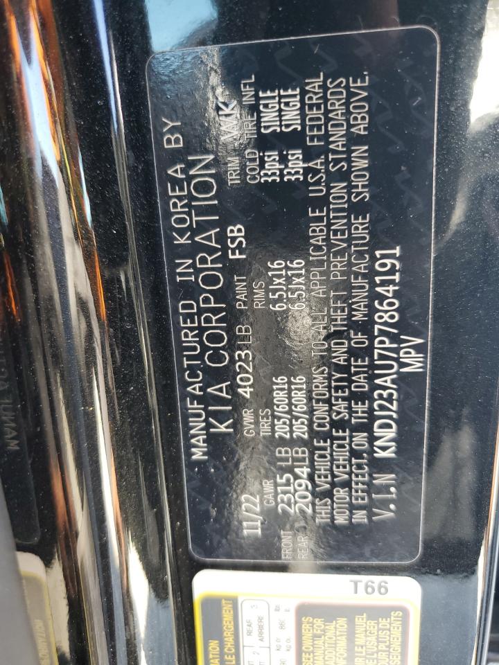 2023 KIA SOUL LX VIN:KNDJ23AU7P7864191