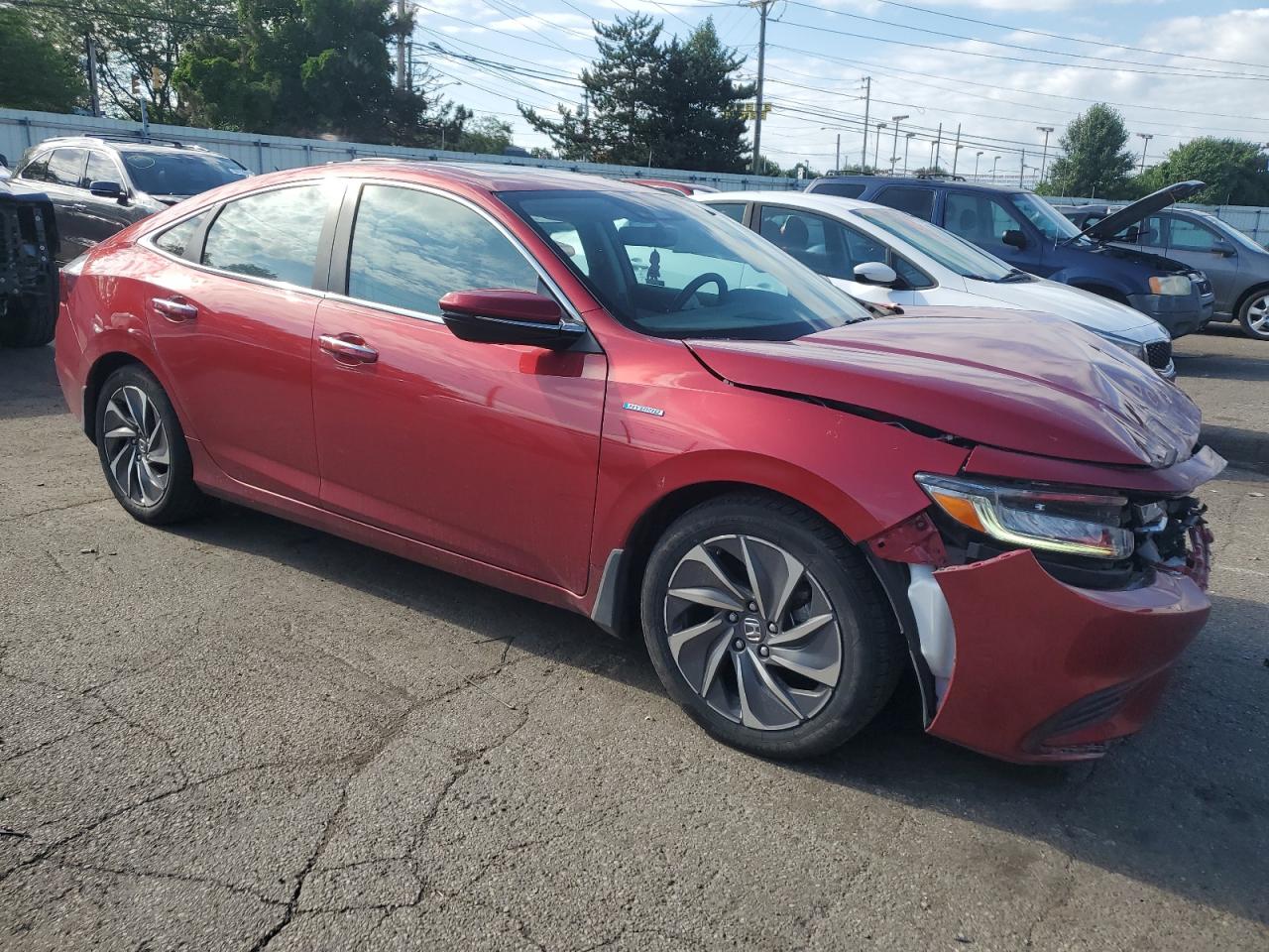 2022 HONDA INSIGHT TOURING VIN:19XZE4F96NE005630