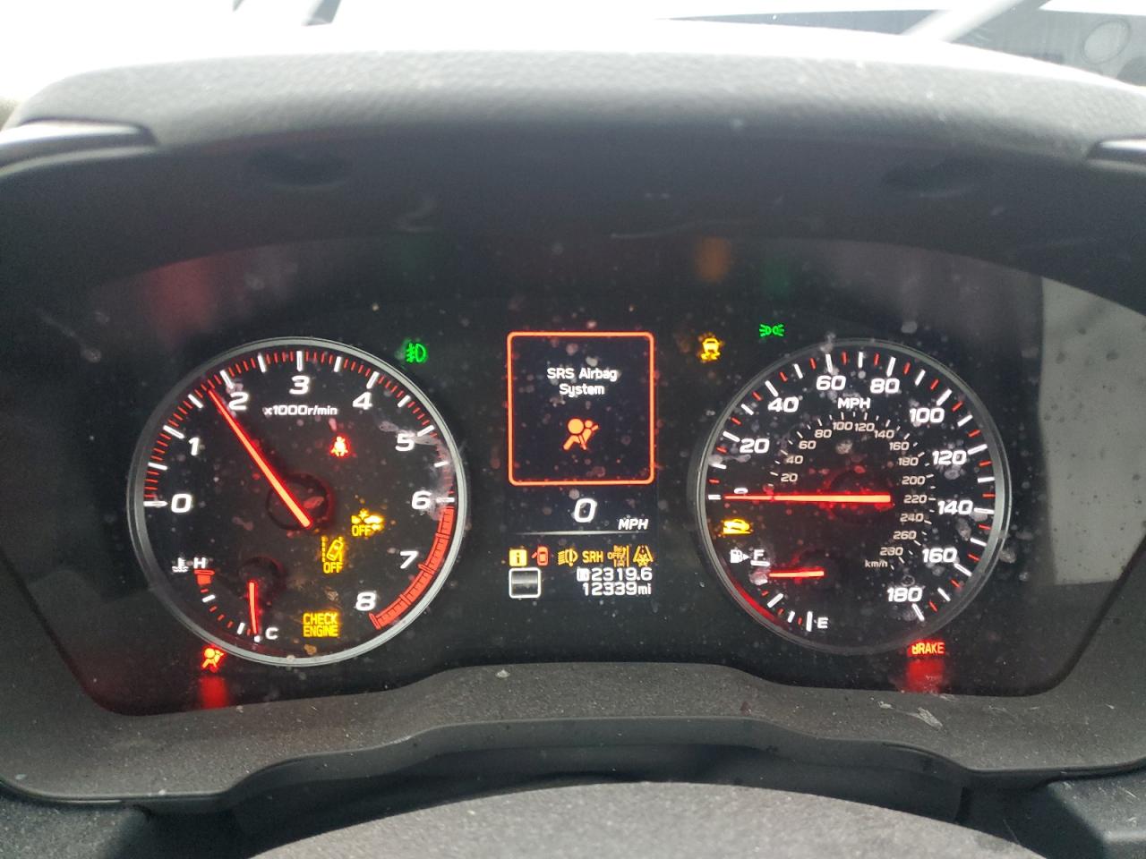 2024 SUBARU WRX TR VIN:JF1VBAY6XR9801970