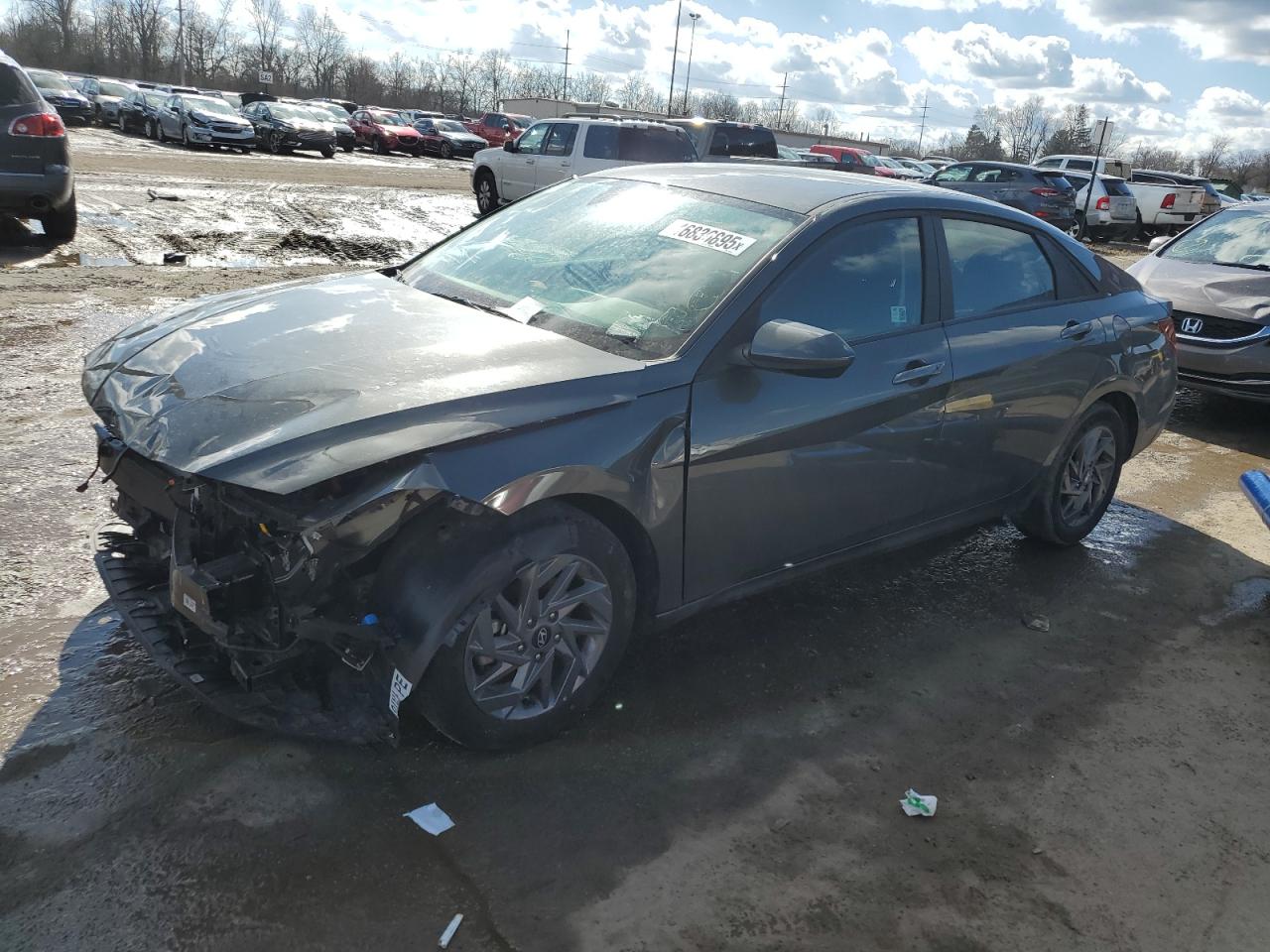 2024 HYUNDAI ELANTRA BLUE VIN:KMHLM4DJ8RU113692
