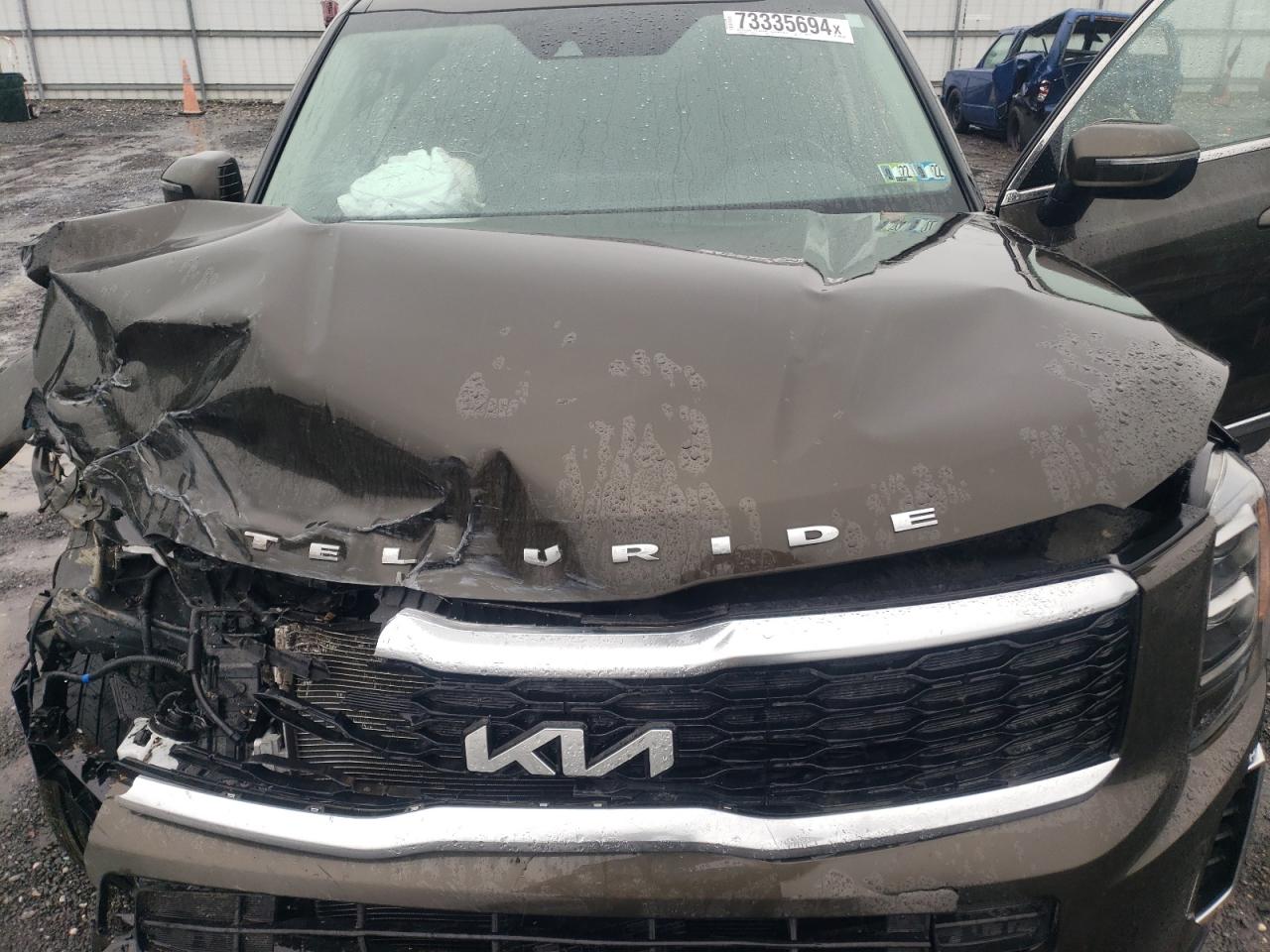 2022 KIA TELLURIDE EX VIN:5XYP3DHC2NG216252