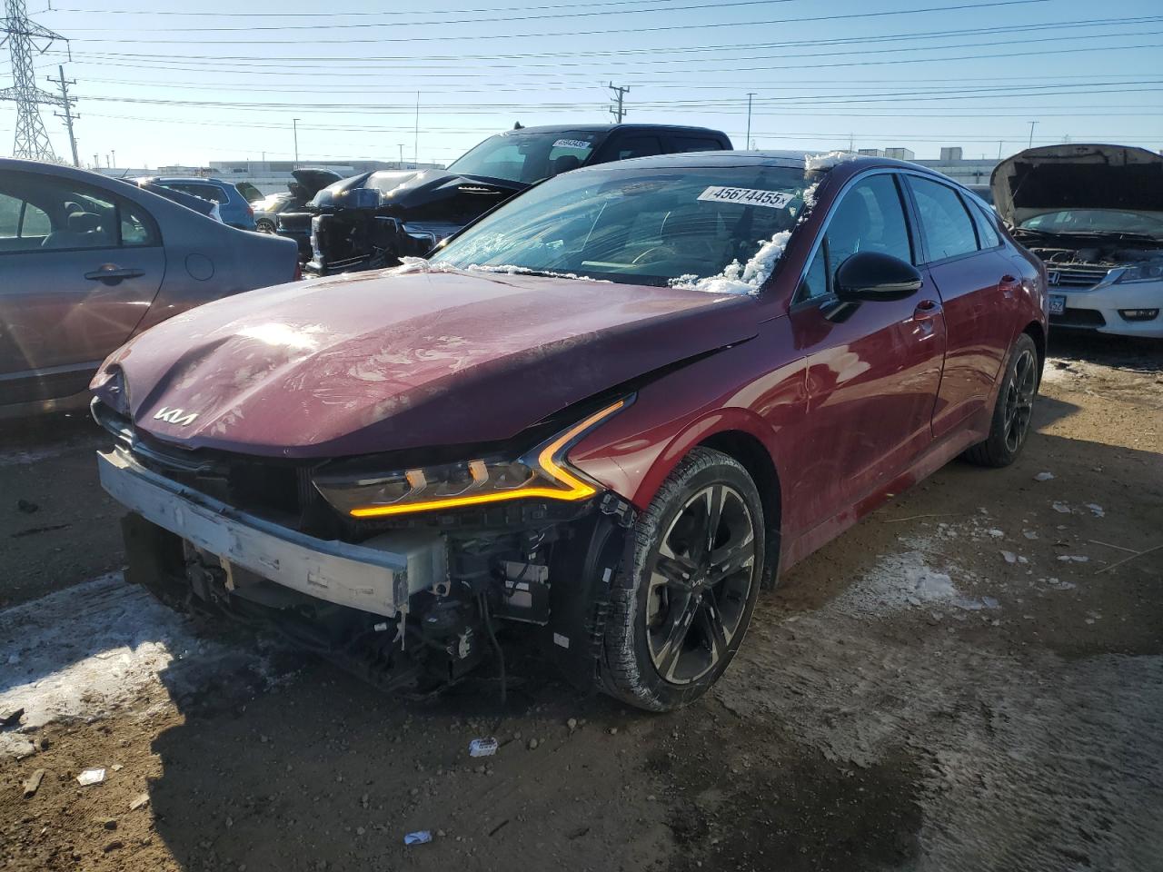 2022 KIA K5 GT LINE VIN:5XXG64J21NG098241
