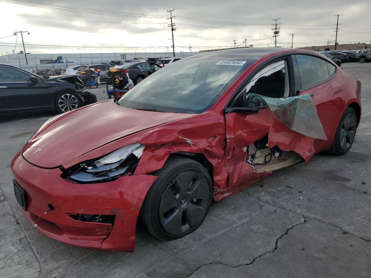 2023 TESLA MODEL 3  VIN:5YJ3E1EA3PF703044