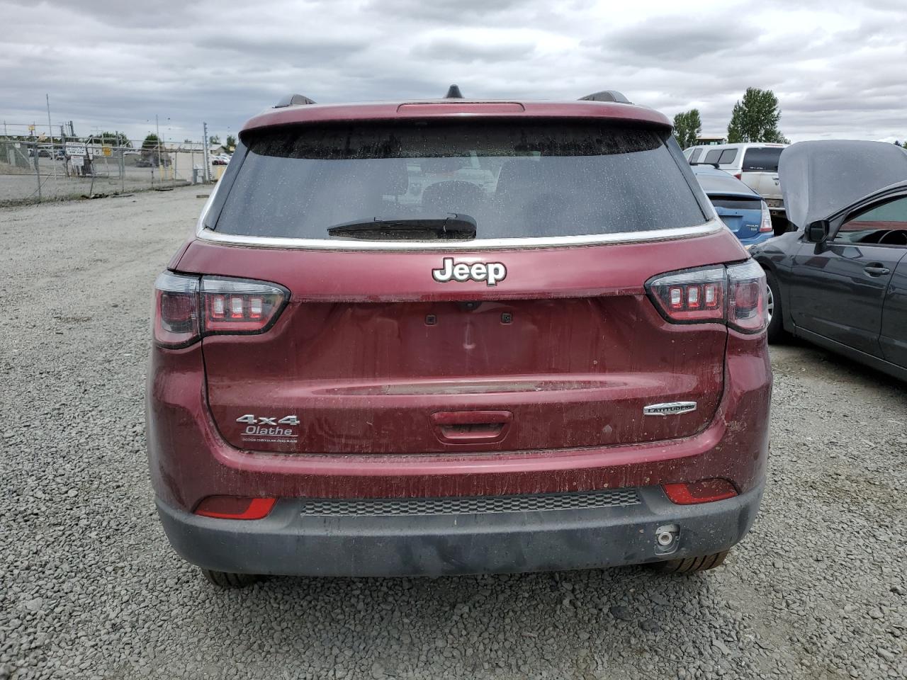 2022 JEEP COMPASS LATITUDE LUX VIN:3C4NJDFB1NT207493