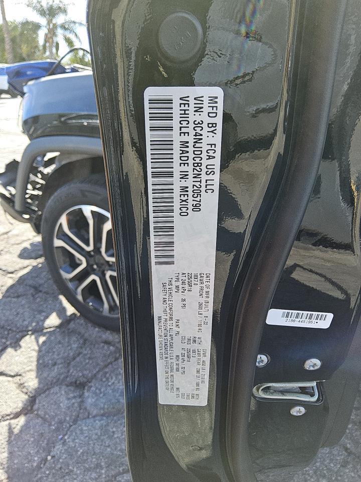 2022 JEEP COMPASS LIMITED VIN:3C4NJDCB2NT205790