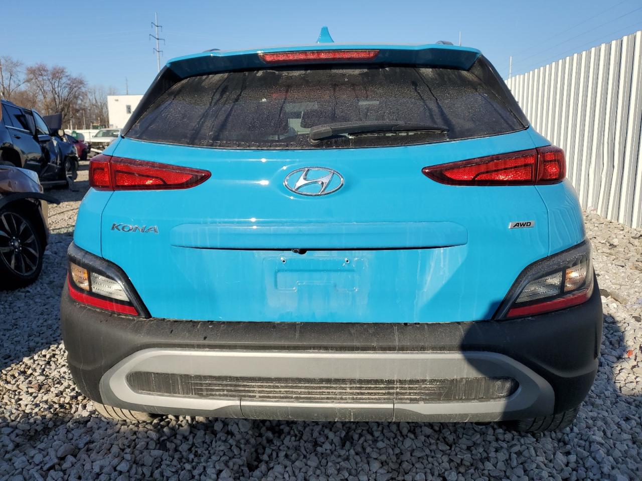 2022 HYUNDAI KONA SEL VIN:KM8K6CAB2NU901746