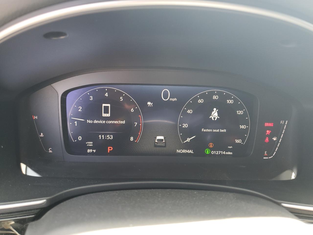 2024 HONDA CIVIC SPORT TOURING VIN:19XFL1H84RE002811