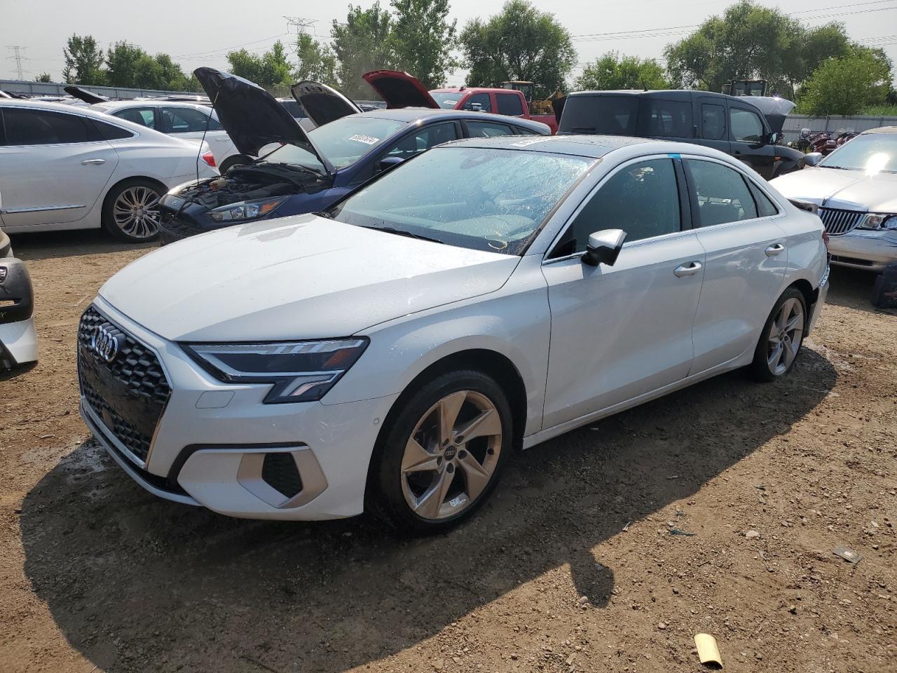 2023 AUDI A3 PREMIUM PLUS VIN:WAUBUDGY9PA037954