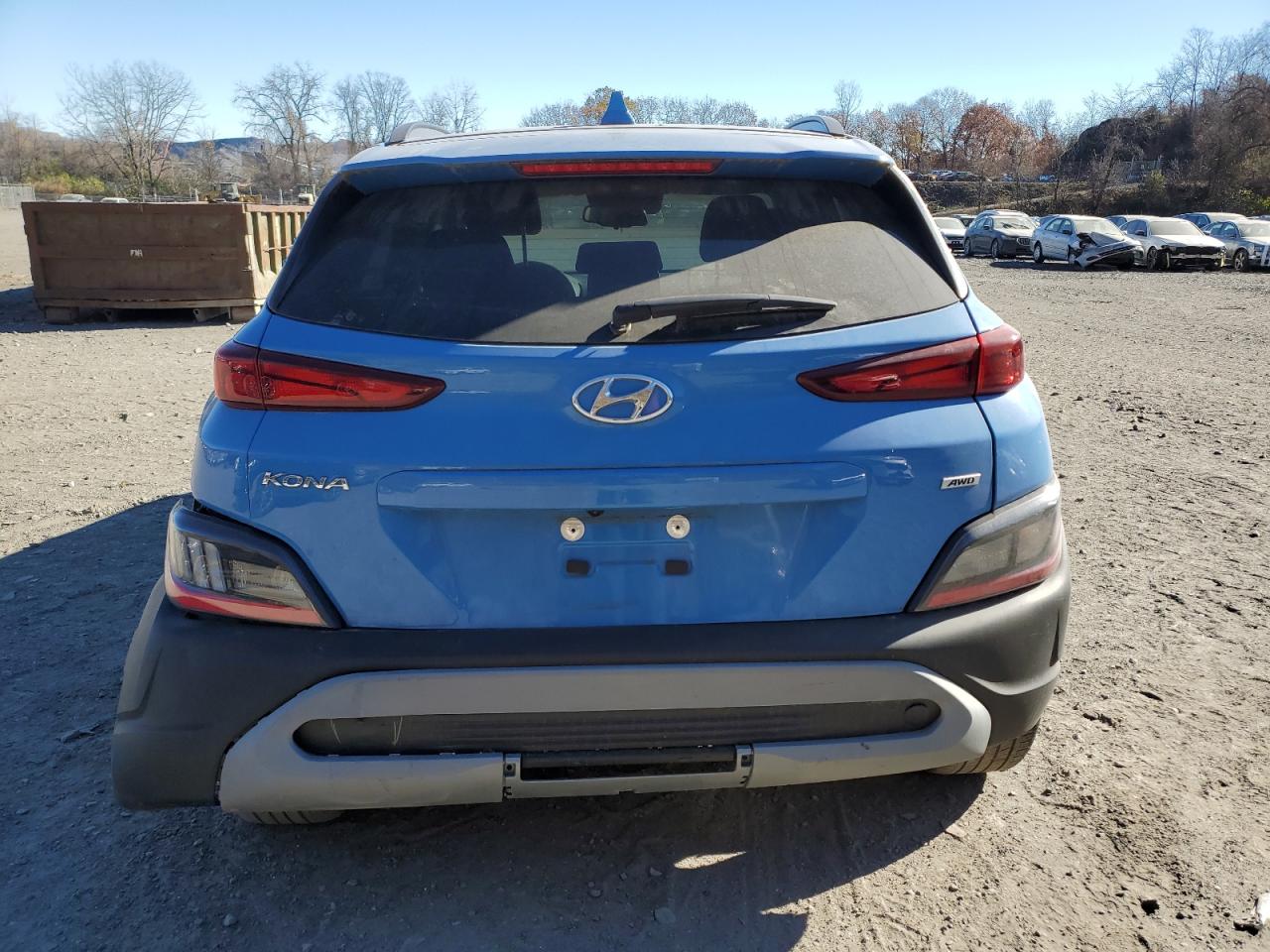2022 HYUNDAI KONA SEL VIN:KM8K6CAB3NU819220