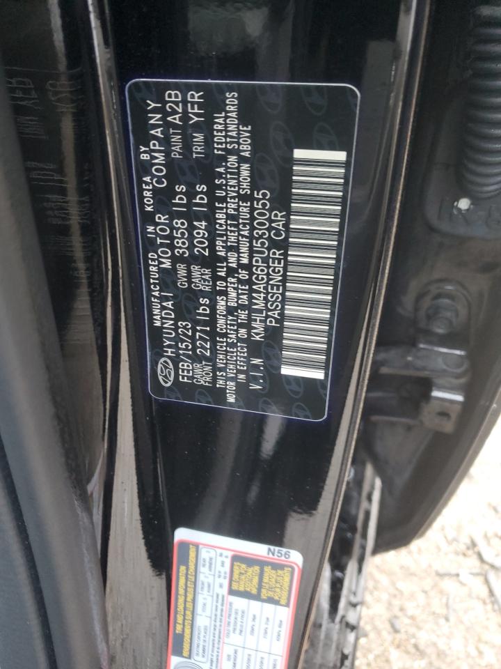 2023 HYUNDAI ELANTRA SEL VIN:KMHLM4AG6PU530055