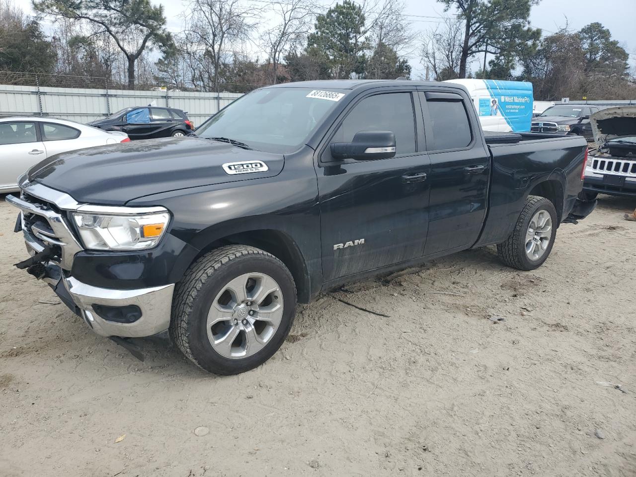 2022 RAM 1500 BIG HORN/LONE STAR VIN:1C6SRFBT8NN155244