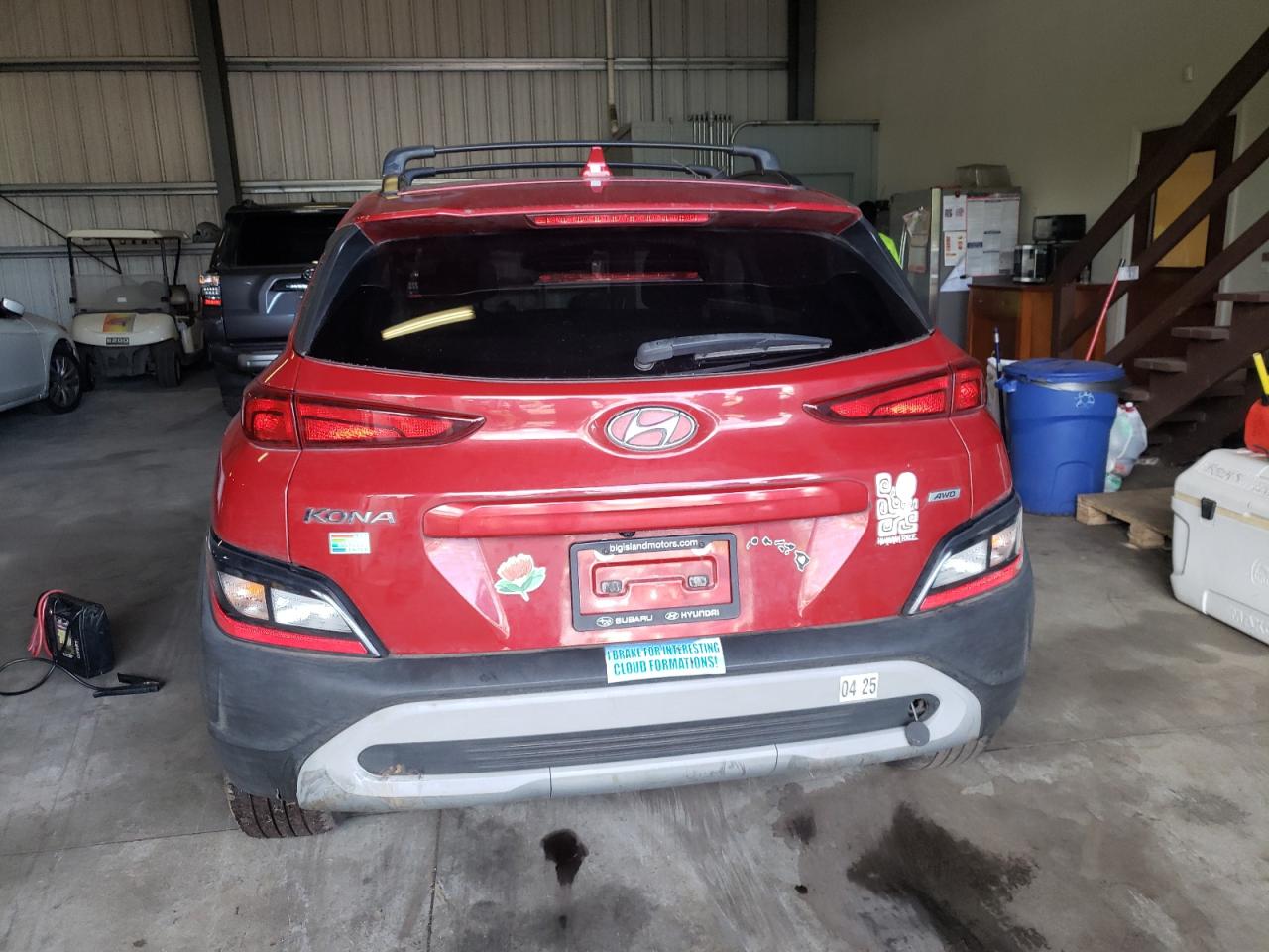 2022 HYUNDAI KONA SEL VIN:KM8K6CAB1NU879156