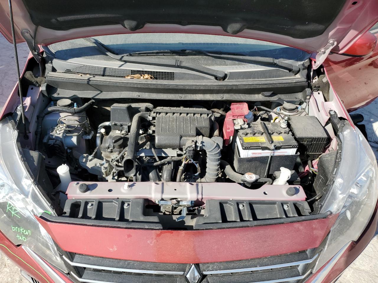 2022 MITSUBISHI MIRAGE ES VIN:ML32AUHJ9NH001458