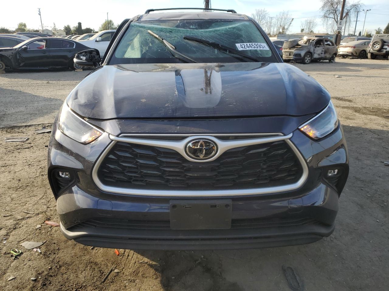 2022 TOYOTA HIGHLANDER L VIN:5TDZZRAH4NS560663