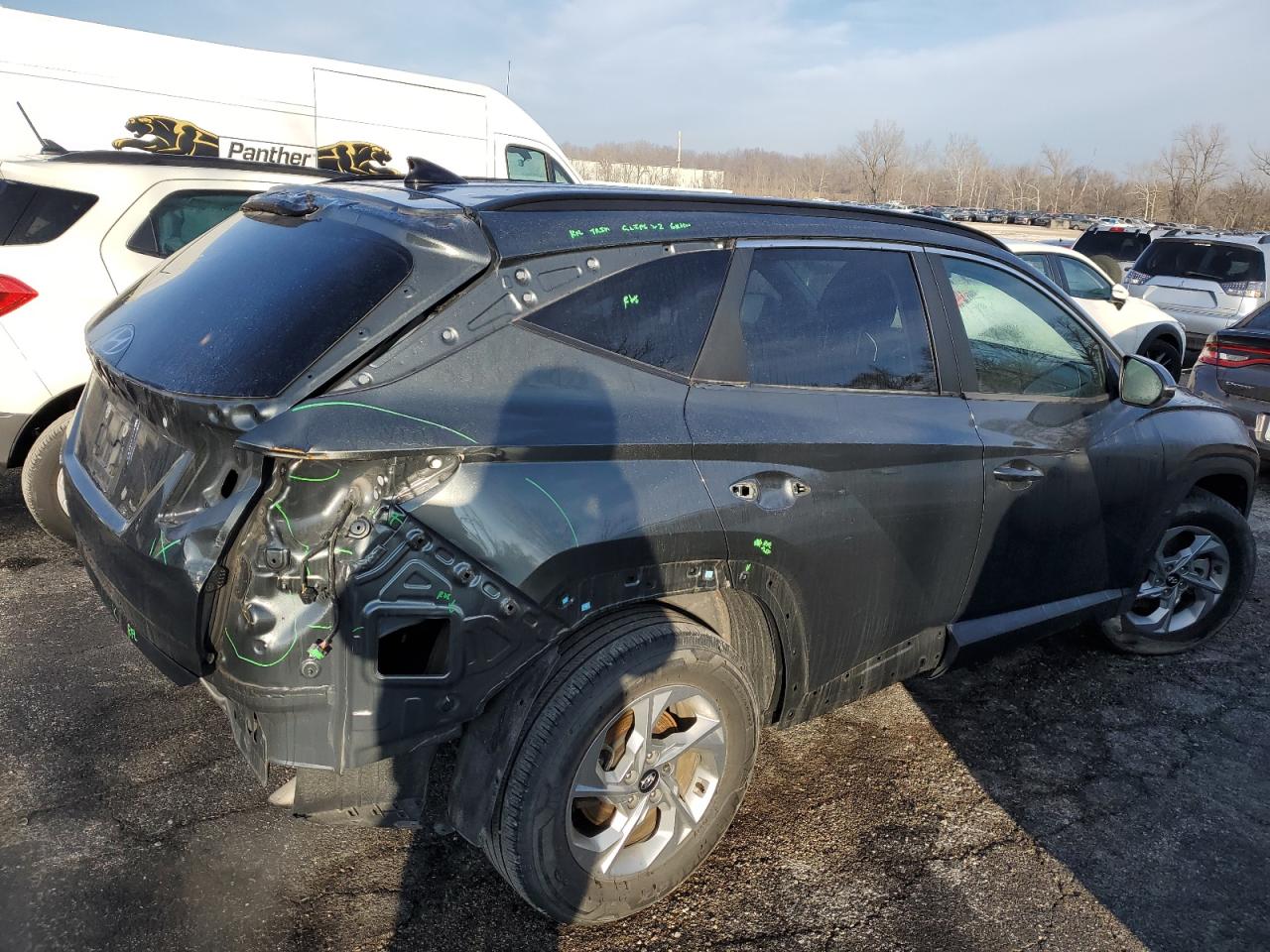2022 HYUNDAI TUCSON SEL VIN:5NMJB3AE8NH023317