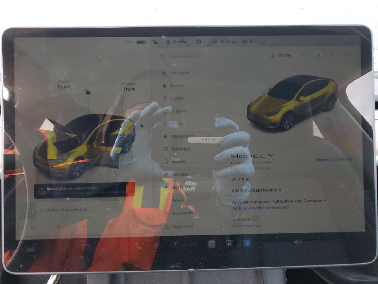 2023 TESLA MODEL Y  VIN:7SAYGDEE7PA183516