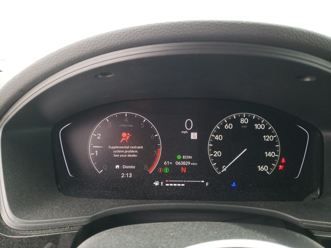 2022 HONDA CIVIC SPORT VIN:2HGFE2F57NH554070