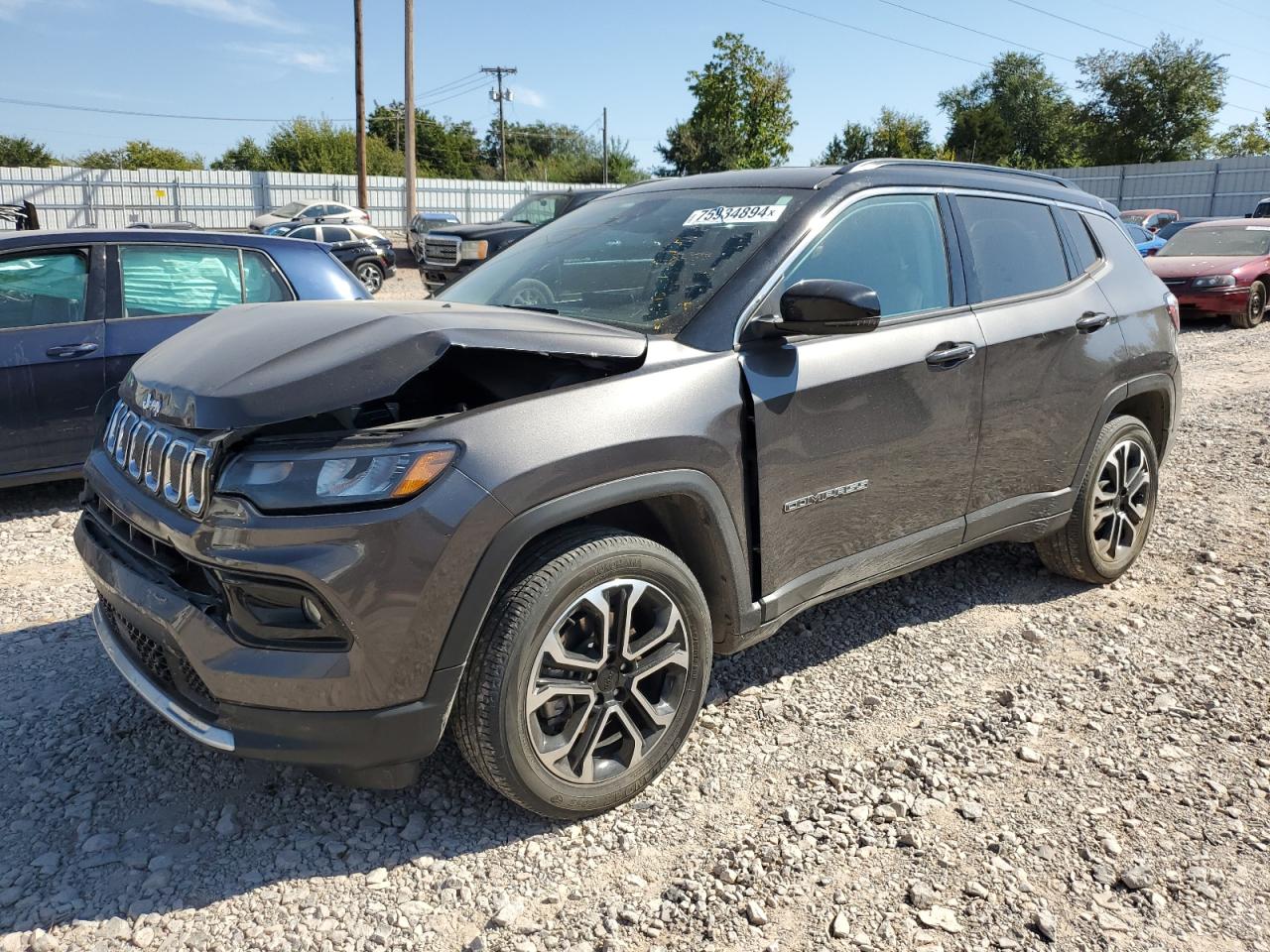 2022 JEEP COMPASS LIMITED VIN:3C4NJDCB1NT193339