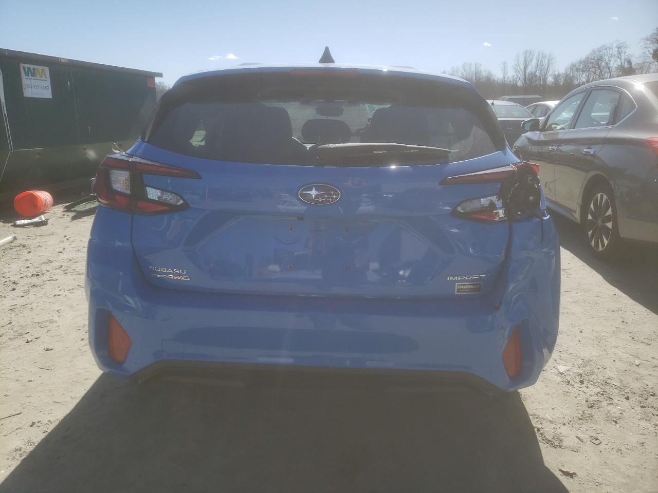 2024 SUBARU IMPREZA SPORT VIN:JF1GUAFC5R8867246
