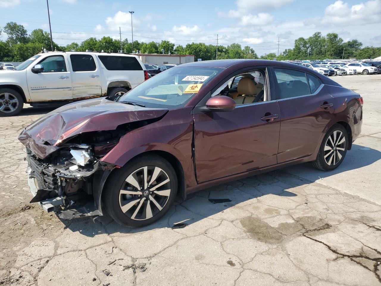 2022 NISSAN SENTRA SV VIN:3N1AB8CV3NY283577