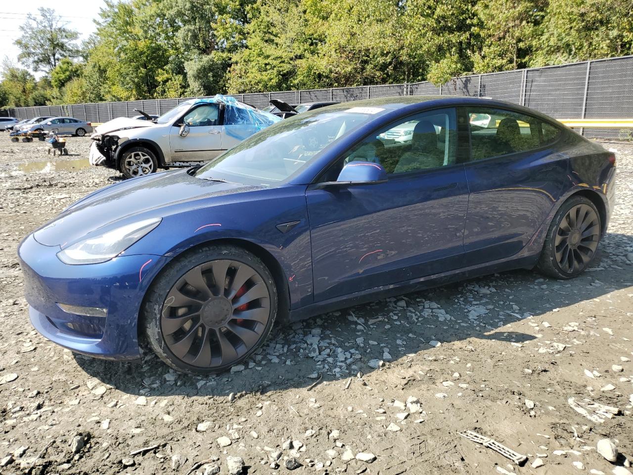 2022 TESLA MODEL 3  VIN:5YJ3E1EC1NF124116