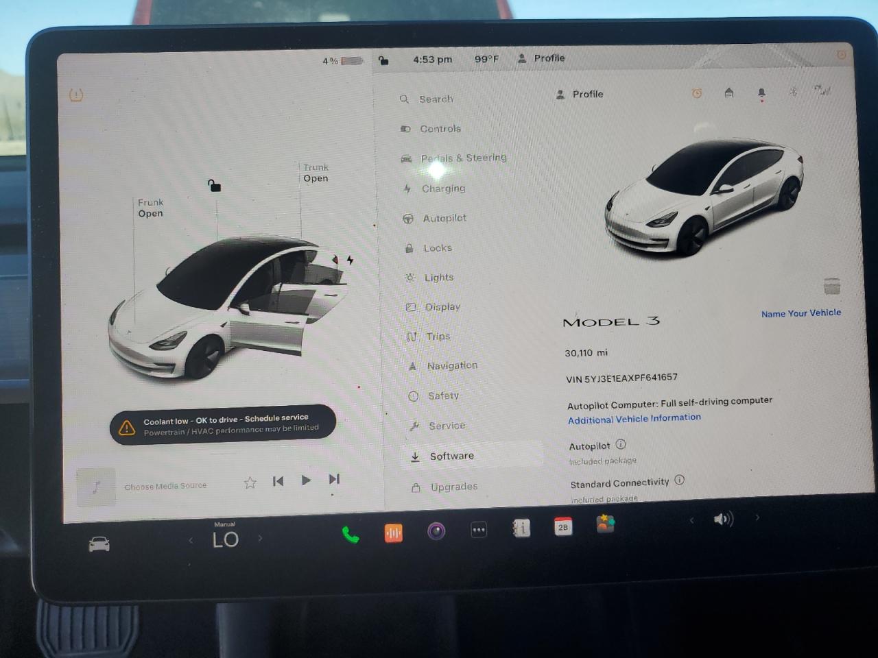 2023 TESLA MODEL 3  VIN:5YJ3E1EAXPF641657