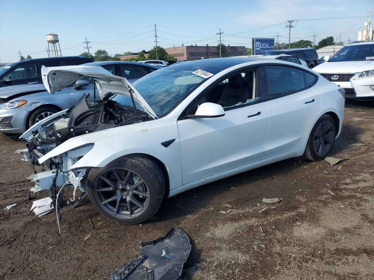 2023 TESLA MODEL 3  VIN:5YJ3E1EA5PF558945