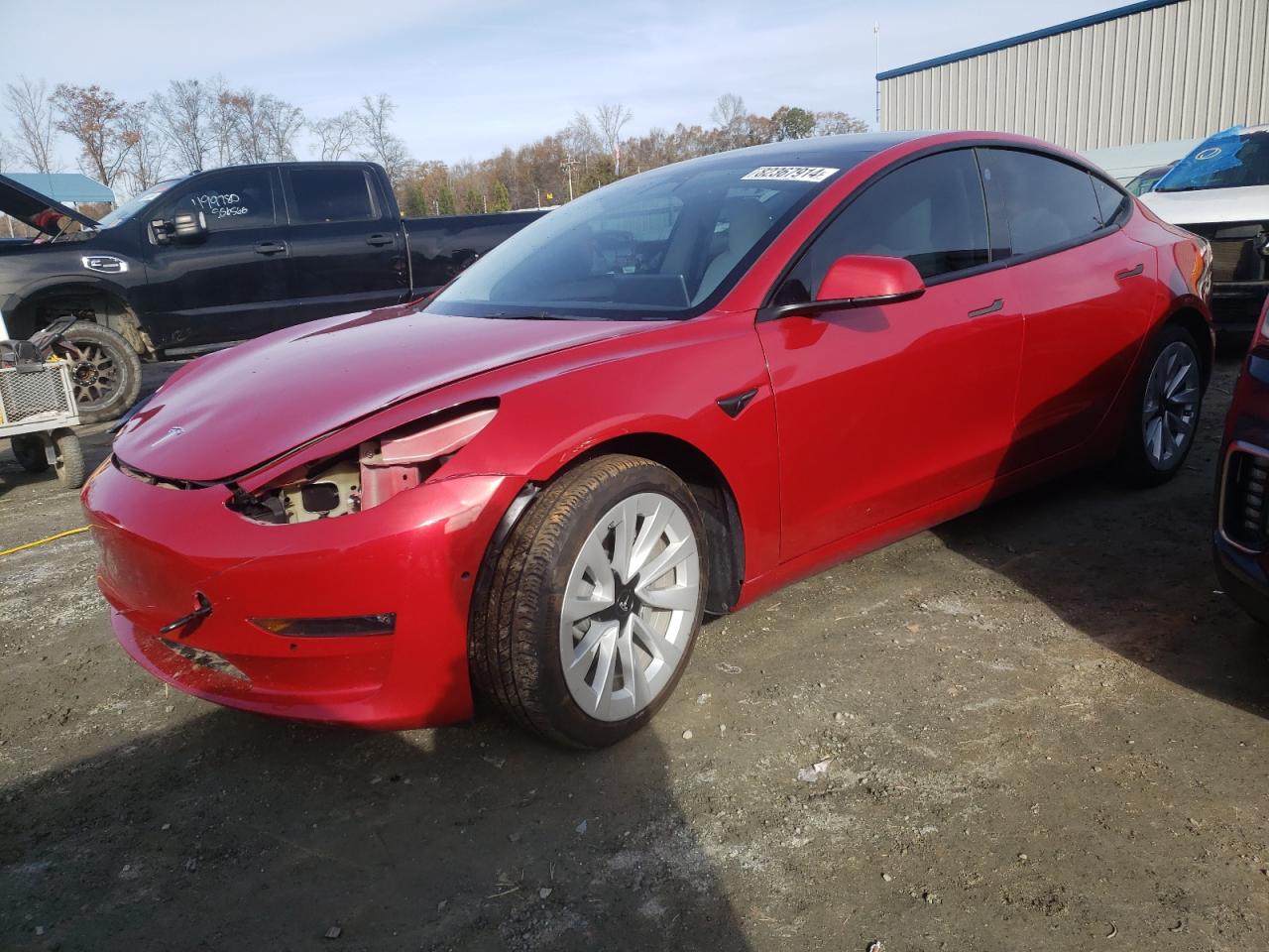 2022 TESLA MODEL 3  VIN:5YJ3E1EB0NF348890