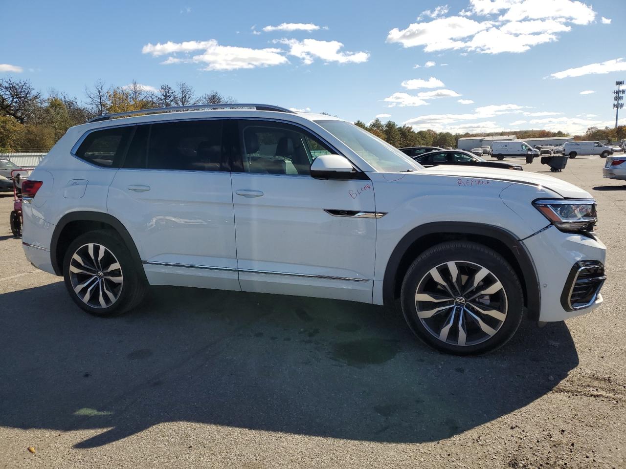 2022 VOLKSWAGEN ATLAS SEL PREMIUM R-LINE VIN:1V2FR2CA3NC514185