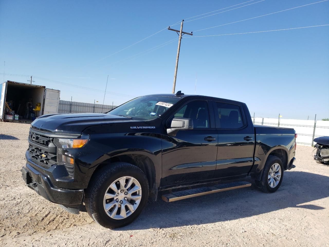 2023 CHEVROLET SILVERADO C1500 CUSTOM VIN:1GCPABEK6PZ182844