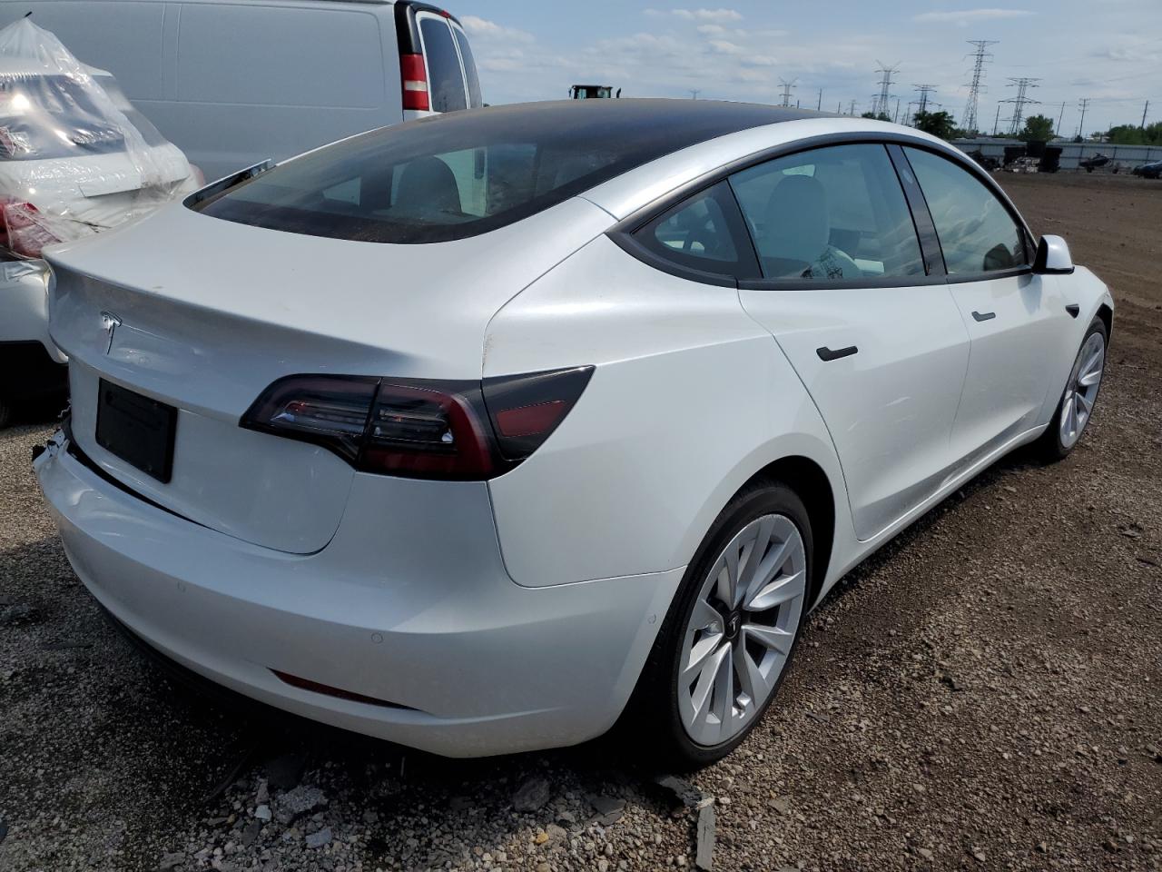 2022 TESLA MODEL 3  VIN:5YJ3E1EA0NF244309