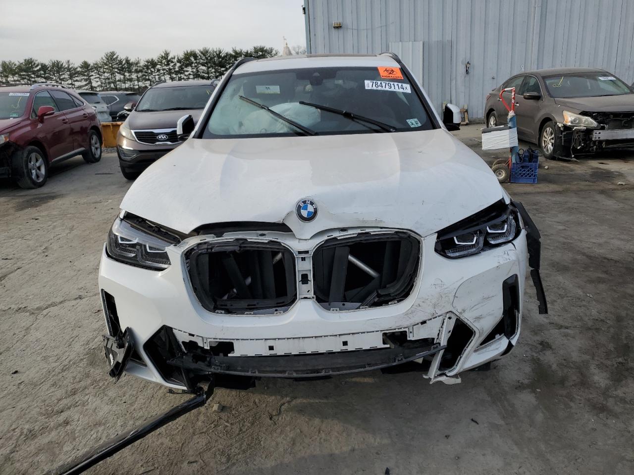 2022 BMW X3 XDRIVE30I VIN:5UX53DP00N9L59781