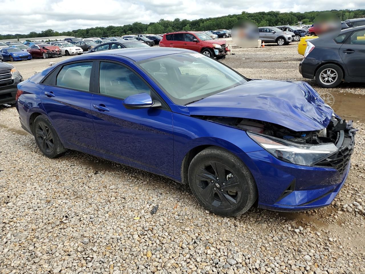 2023 HYUNDAI ELANTRA BLUE VIN:KMHLM4AJ6PU033325