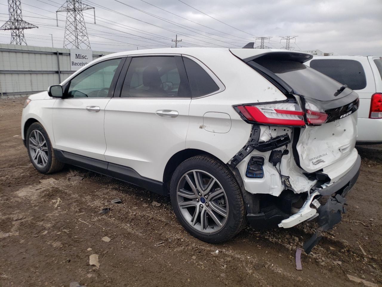 2022 FORD EDGE TITANIUM VIN:2FMPK4K94NBB17660