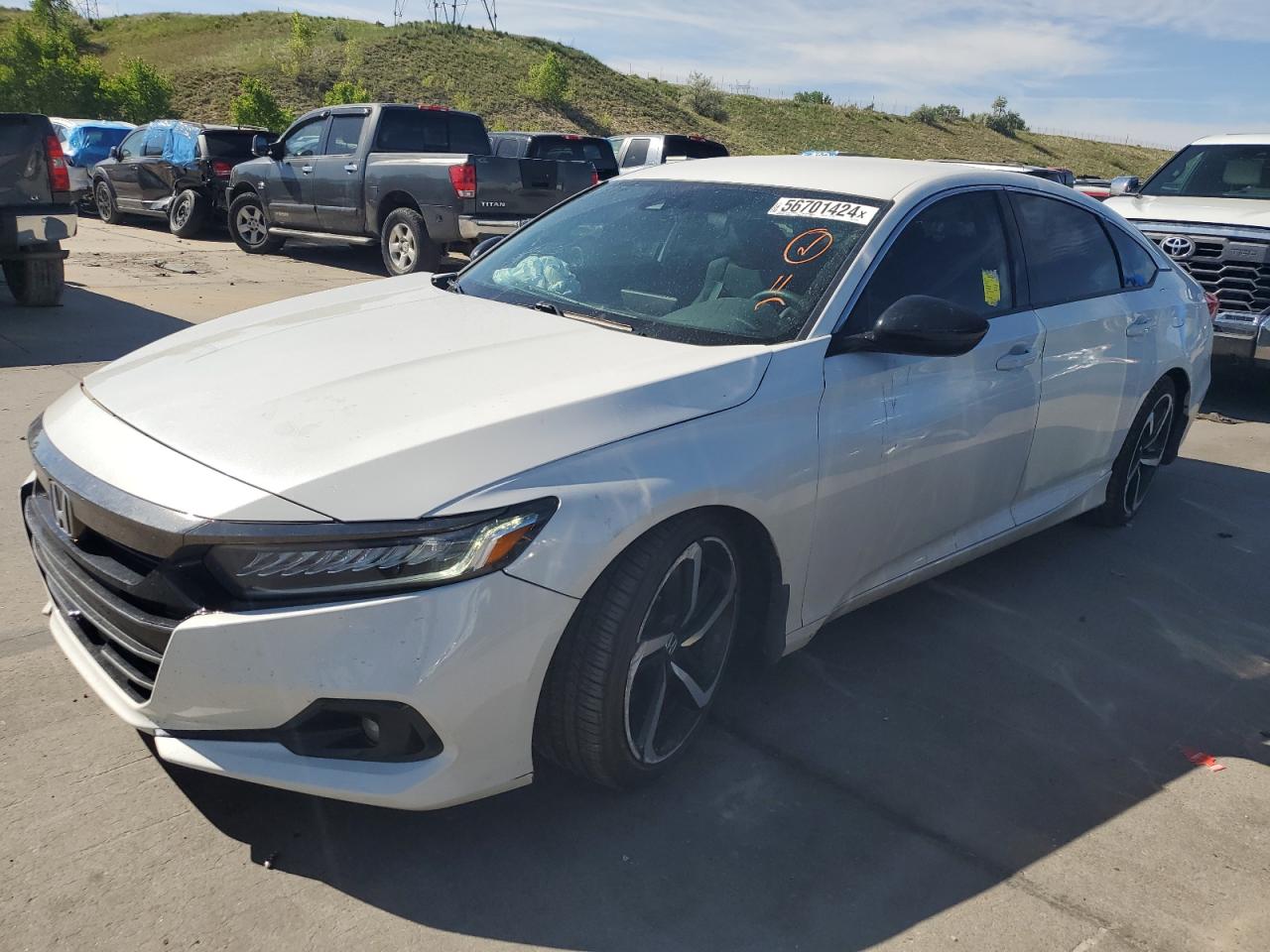 2022 HONDA ACCORD HYBRID SPORT VIN:1HGCV3F26NA034357