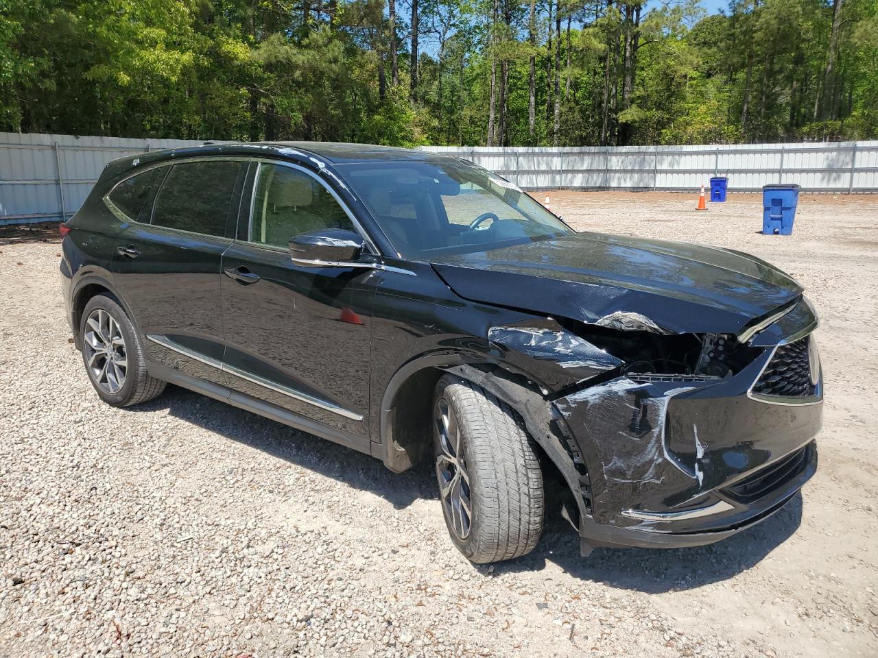 2022 ACURA MDX TECHNOLOGY VIN:5J8YD9H44NL001310