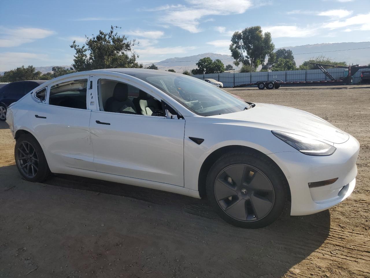 2022 TESLA MODEL 3  VIN:5YJ3E1EBXNF245458