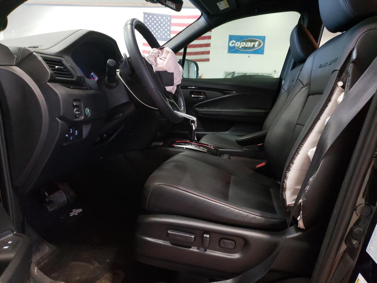 2022 HONDA PILOT BLACK VIN:5FNYF6H75NB072858