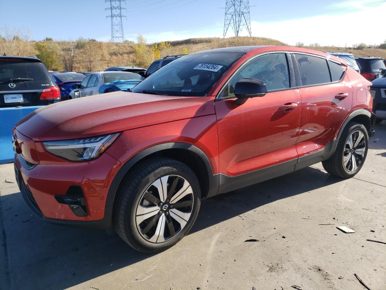 2023 VOLVO C40 RECHARGE PLUS VIN:YV4ED3GL6P2029879