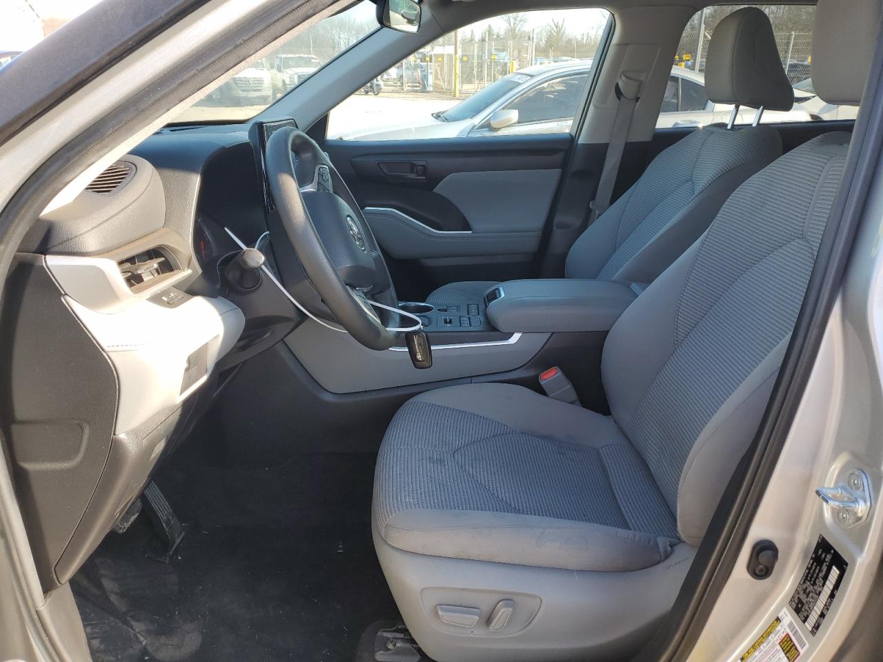 2022 TOYOTA HIGHLANDER L VIN:5TDCZRBH2NS234381