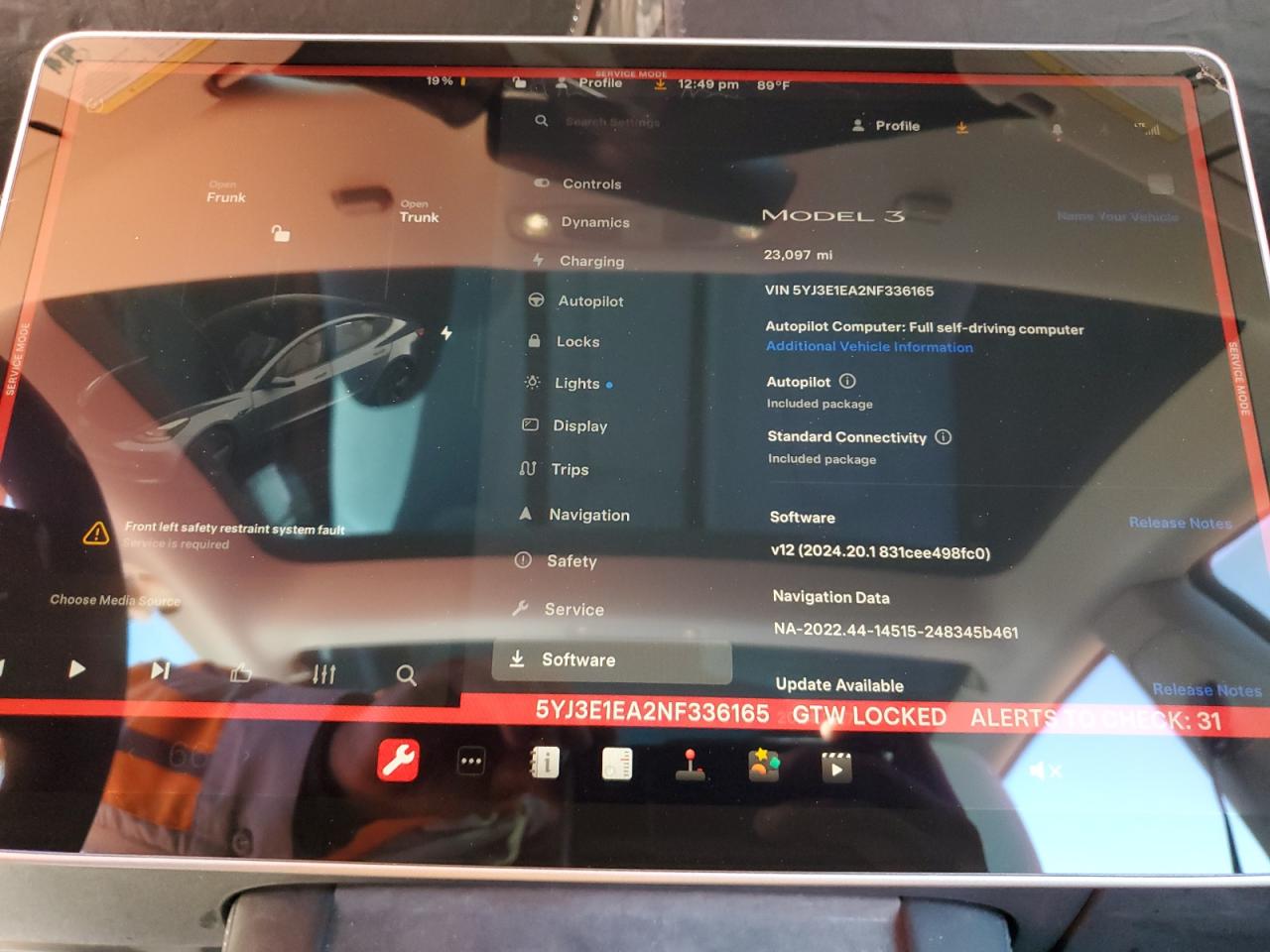 2022 TESLA MODEL 3  VIN:5YJ3E1EA2NF336165